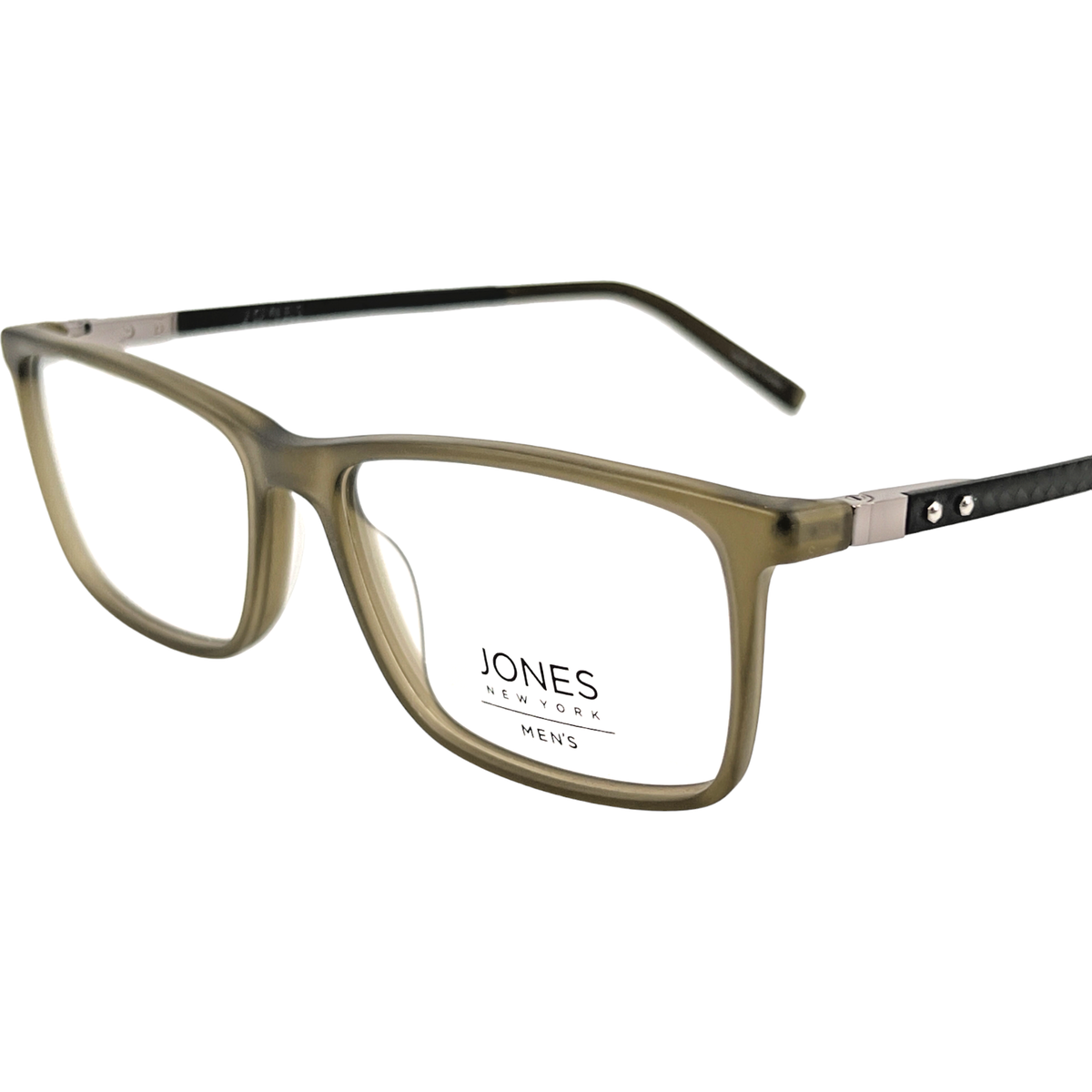 Jones New York VJOM540 Mens Plastic Eyeglass Frame Matte Olive 56