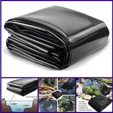 20 Mil Pond Liner, 7x10 Ft Pond HDPE Skins Small Fish Pond Liners Rubber Pond