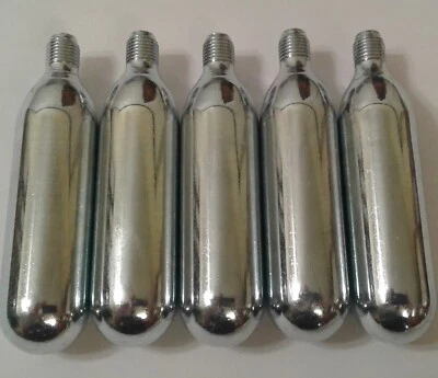 5 - 16 gram CO2 16g cartridges Threaded Professional-GRADE charger SPORT