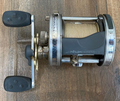 Abu Garcia Ambassadeur 6500CL3 Fishing Reel. Made in Sweden. Works