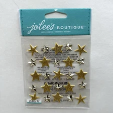 Jolee's Boutique Gold Star Stickers Patriotic Scrapbooking Journal Collage