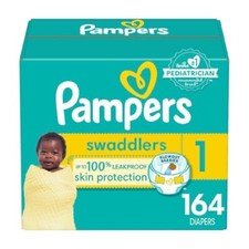 Pampers Swaddlers Diapers Size 1 - 164ct