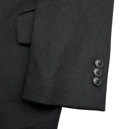 Arnold Brant Men's 100% Cashmere Flannel 3-Button Blazer/Jacket Black • 44R - Picture 4 of 13