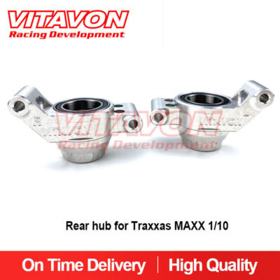 VITAVON CNC Alu 7075 Redesigned Rear Hub For Traxxas  MAXX 1/10  MAXX/Slash