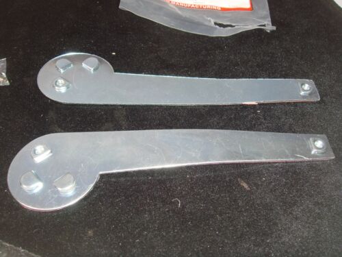 Harley Emblem Mount Strips Gas Fuel Tank OE 61740-90T V-Twin Vintage 38-6701 T7 - Picture 2 of 6