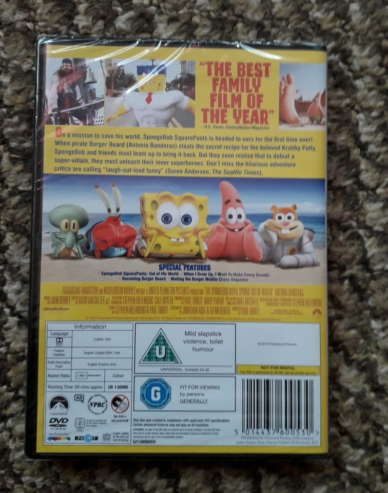 The SpongeBob Movie: Sponge Out of Water [DVD] - Image 3 of 4
