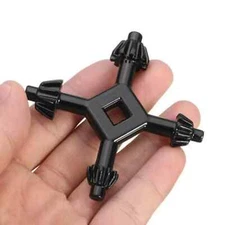 4 Way Drill Press Chuck Key Size 3/8" & 1/2" Chucks Universal Combination Hand