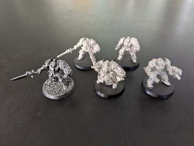 Figurine Warhammer 40K Grey Knights Terminator Brother Captain Stern, Space Marines, Métal, Non Peinte