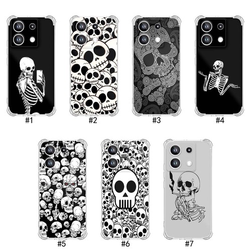 Phone Case For Xiaomi 14 15 Redmi Note 12 13 14 Gothic Style Soft Silicone Cover - Zdjęcie 2 z 57