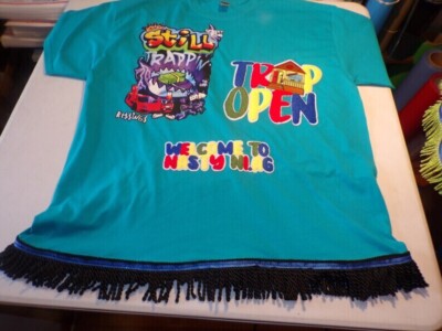 Street King Still Trapping/Trap Open Patch Work Black Fringes