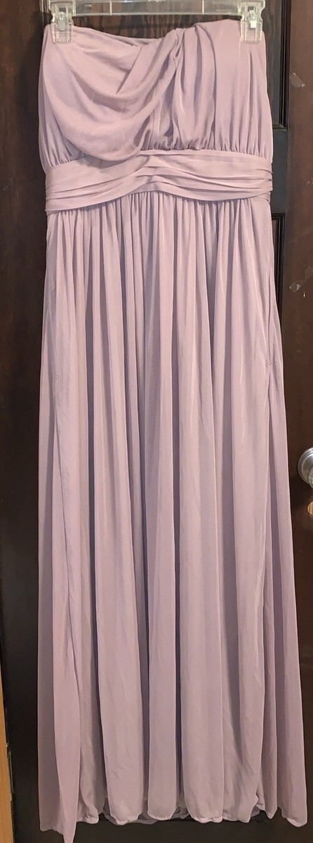 birdy grey kiko dress Birdy Grey Kiko Dress Sz S Pale Blush Halter Floor Length Bridesmaid Formal  Prom