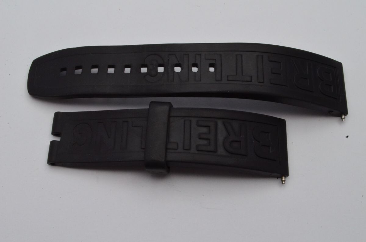 BREITLING KAUTSCHUK ARMBAND DIVER PRO 22MM 22-20 SCHWARZ GUTER