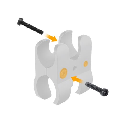 ohhunt Barrel Clamp Flashlight Mount Clamp fits Shotgun Mossberg Remington - Afbeelding 3 van 5