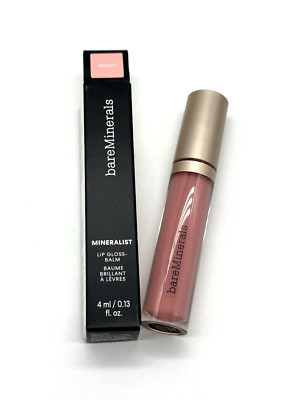 Bare Minerals Lip Gloss - Balm ~ SERENITY nude pink ~ Full Size 0.13 oz ~ New