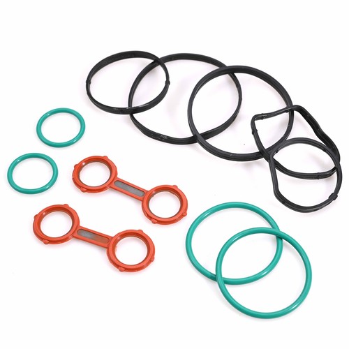 524281 Kit guarnizioni radiatore olio per MERCEDES BENZ W203 W204 W211 C218 W639 OM642 - Foto 6 di 10