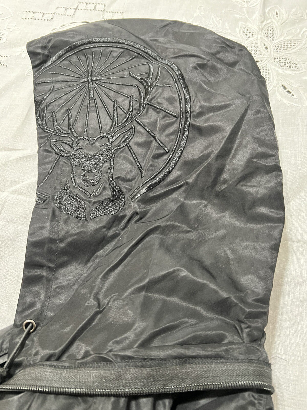 Jagermeister Women’s Wolfenbuttel Germany 1878 Jacket Black Full Zip Hooded M image 4
