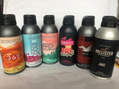 hollister body spray mens