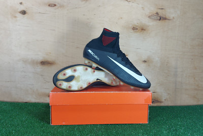 Nike Mercurial Superfly V AG ACC Elite Schwarz Schuhe Stollen Herren Fußball/...