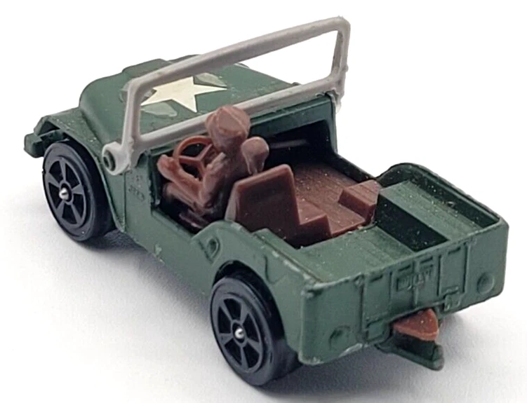 1976 CORGI JUNIORS MILITARY WHIZZWHEELS WILLYS JEEP 1:64 GREAT BRITAIN - Image 2 of 4