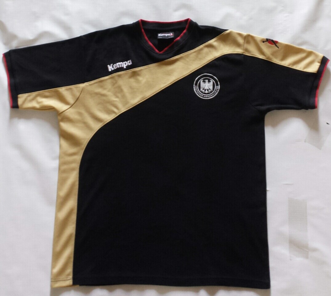 Vintage Germany Handball Jersey By Kempa Black Size XL