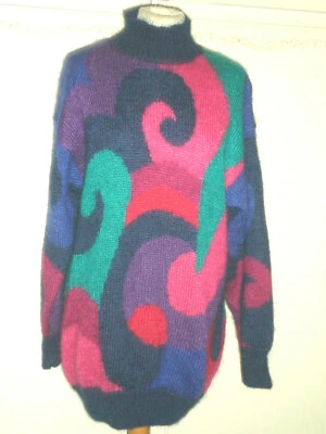 Vintage Yessica  Strickpullover Mohair 80% ,Longpulli,Gr.38/40/42 - Bild 1 von 4