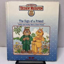1985 Teddy Ruxpin Adventure Series The Sign of A Friend Book Only-No Tape