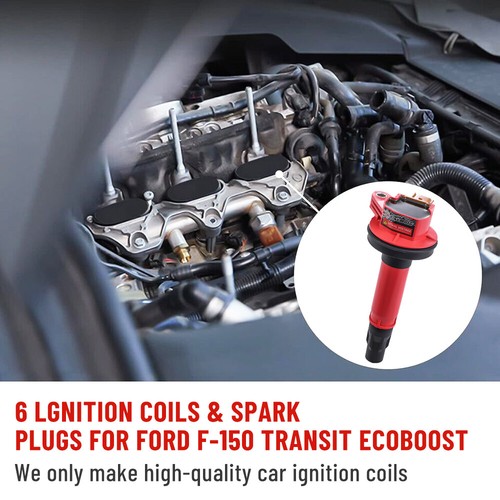 6 Pack Ignition Coils For 2011 2012 2013-2016 Ford F-150 3.5L V6 Turbo DG549 - Picture 10 of 17