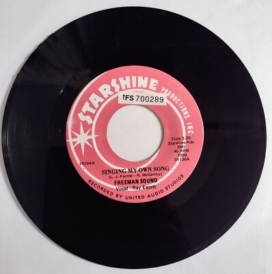 Freeman Sound    Singing My Own Song / Sixteen Tons Label: Starshine Productions
