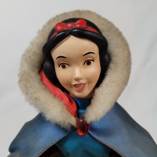Vtg Telco Animated Musical Disney's Snow White Wind Up Christmas 15" Doll Figure - 第 2/9 張圖片