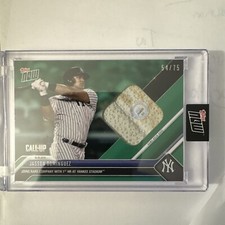 🟩 JASSON DOMINGUEZ Game Used Base 2023 Topps Now #827B GREEN /75 1st HR