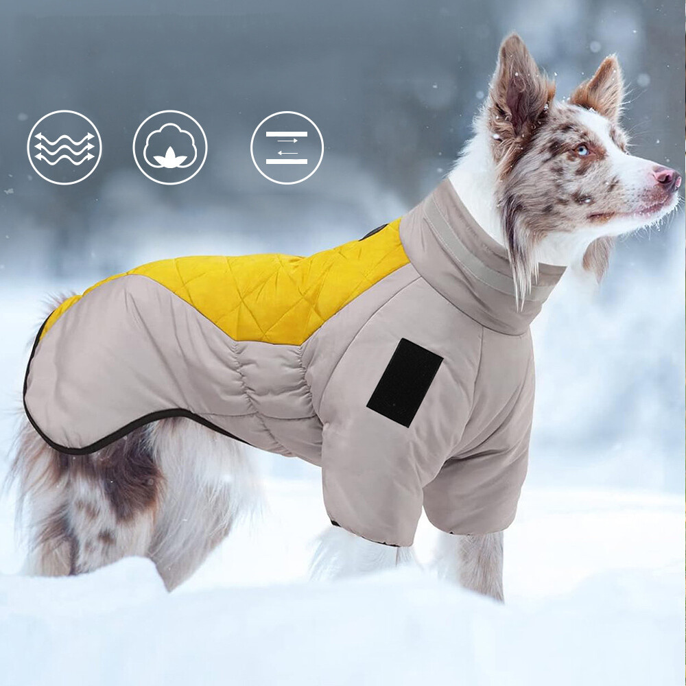 Big Dog Jacket Winter Warm Dog Clothes for Medium Large Dogs