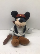 Walt Disney Pirate Mickey Bean Bag, New With Tags