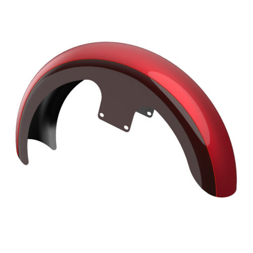 Two Tone 21'' Front Fender Wicked Red & Twisted Cherry For Harley Touring 09+ - Bild 1 von 6