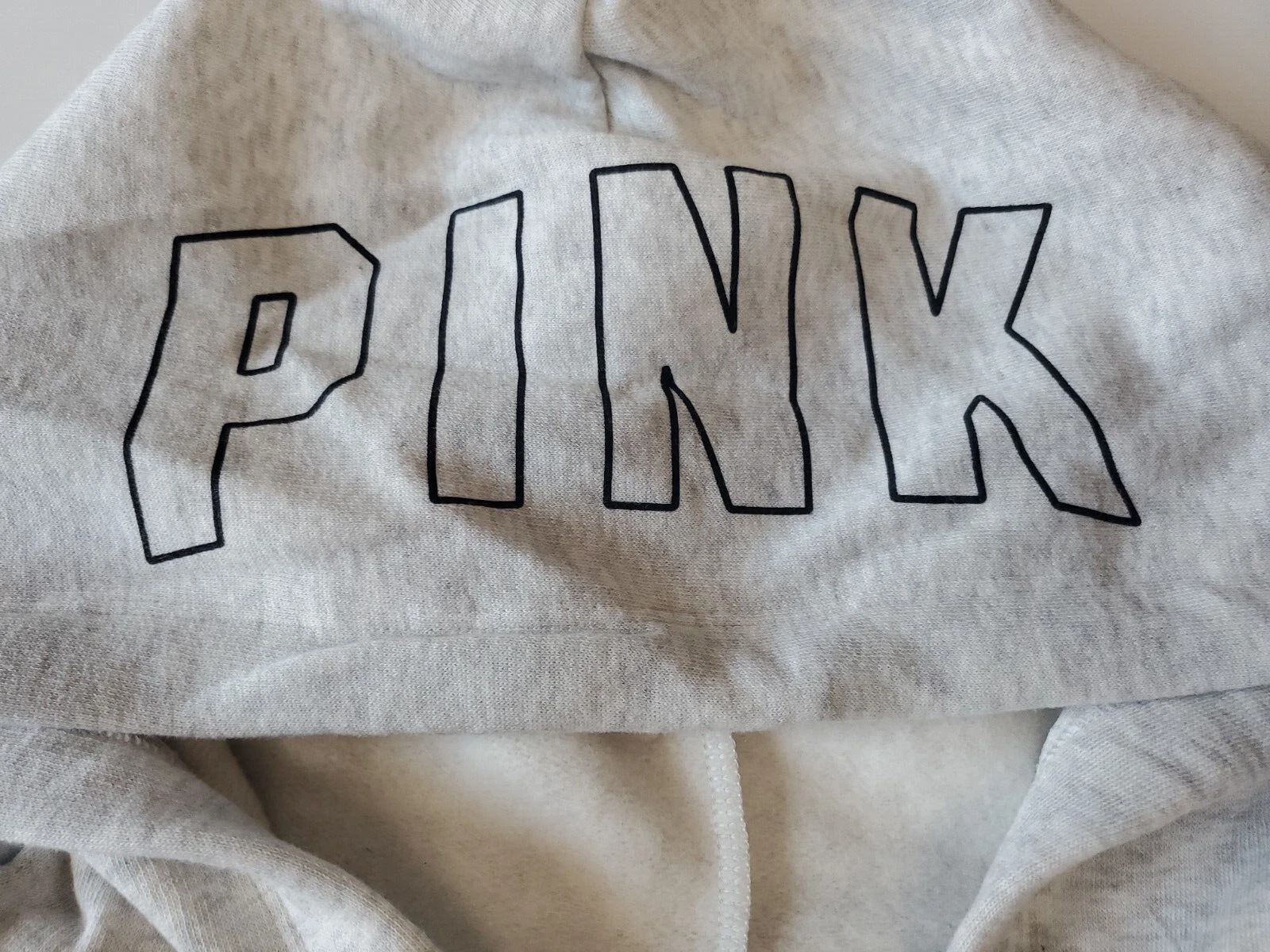 UNDERCOVER Felpa con cappuccio Victoria's Secret ROSA perfetta cerniera intera M