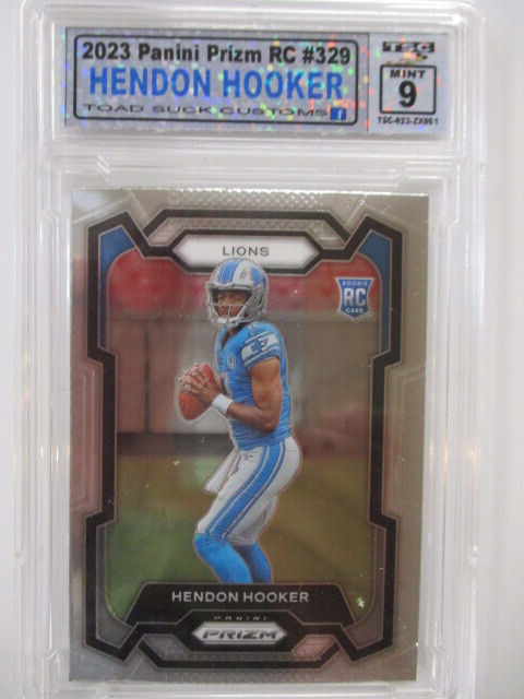 2023 Panini Prizm Football RC #329 Hendon Hooker Graded TSC