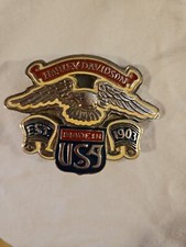 heavy harley davidson belt buckle