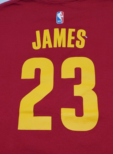 Adidas Lebron James #23 Cleveland Cavaliers NBA Basketball Tshirt Medium - Bild 7 von 9