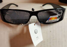 Fashion Sunglasses Black Frame Polarized Glare Blocking New 3 Pairs