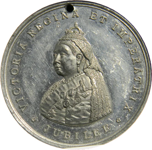 GB 1887 Queen Victoria  Golden Jubilee Medal NGC MS 62 BHM-3285 WM