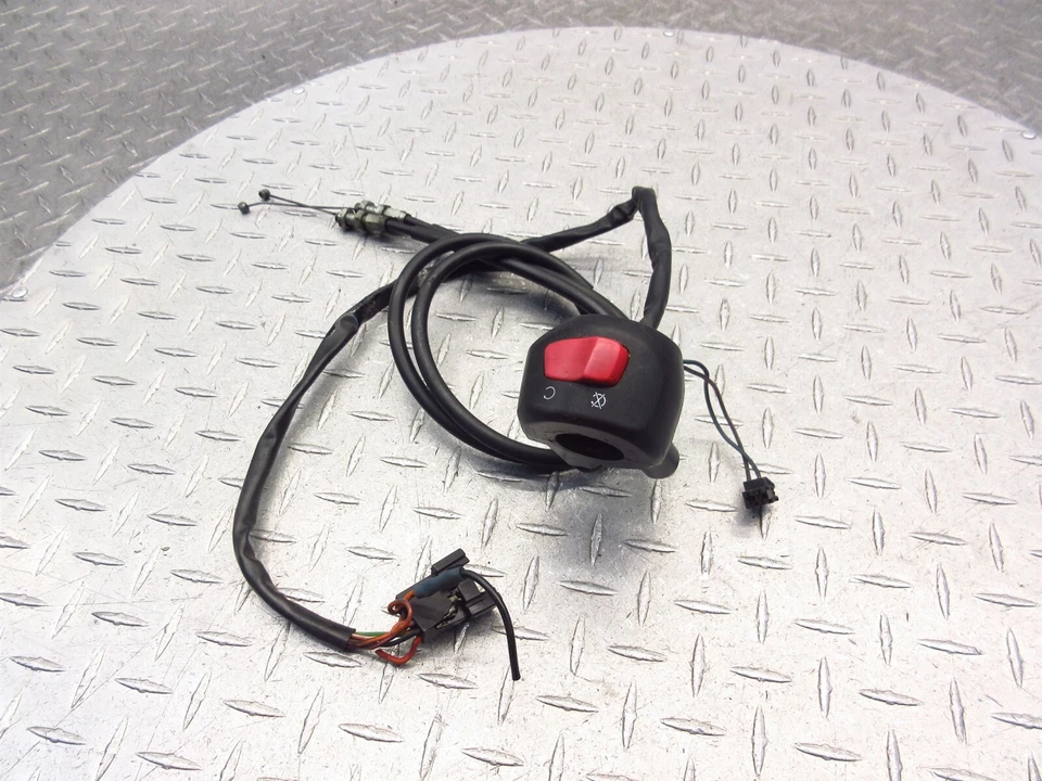 2001 01-03 Suzuki GSXR 600 750 GSXR600 Right Handlebar Controls Switches Cable - Image 4 of 4