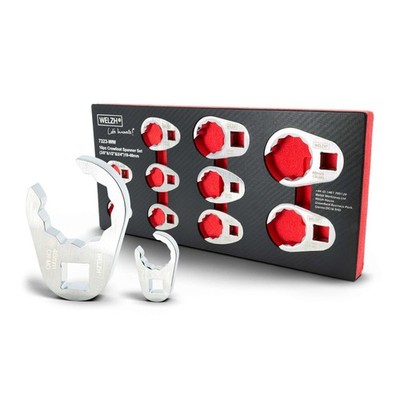 Welzh Werkzeug Hahnenfußschlüssel Schraubenschlüssel Set Krähenfüße 3/8'' 1/2'' 3/4'' 19-46 mm