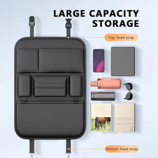 SEAMETAL 6-Pocket Car Seat Back Storage Bag Wear-Resistant Car Backseat Organize