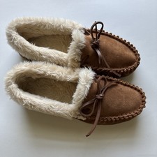 J Crew Lodge Moccasin Slippers Women  s Size 7