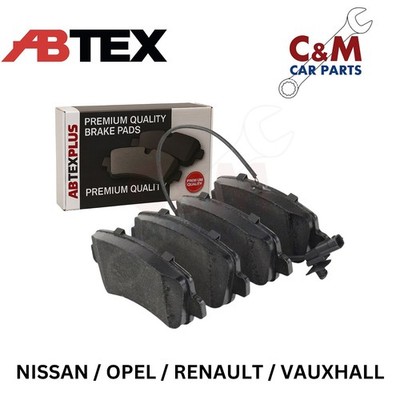 Abtex Rear Brake Pads Fits Renault Master 2010-2022 
