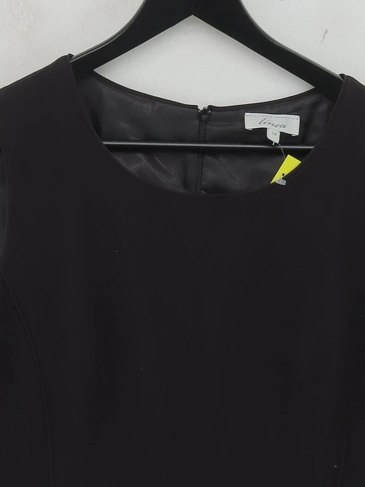 Linea Bodycon Midi Dress UK14 in Black - Image 3 of 4