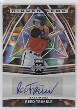 2022 Panini Elite Extra Edition Hidden Gems Black Reed Trimble #HG-RT Auto 1b9x