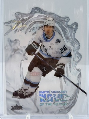 2025-26 Fleer Flair Wave of the Future Dmitri Simashev WF-18 Rookie Mammoth