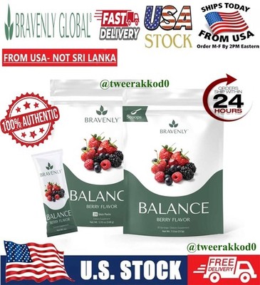Bravenly Global BALANCE Factory Sealed Berry Flavor Powder 30 Servings 