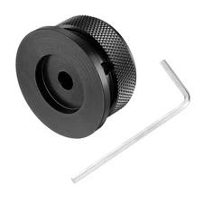 Aluminium Potentiometer Knobs 1/4"x1.5", Volume Tone Control Knobs, Black