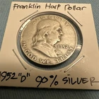 1952 D FRANKLIN HALF DOLLAR (50ç) 90% SILVER